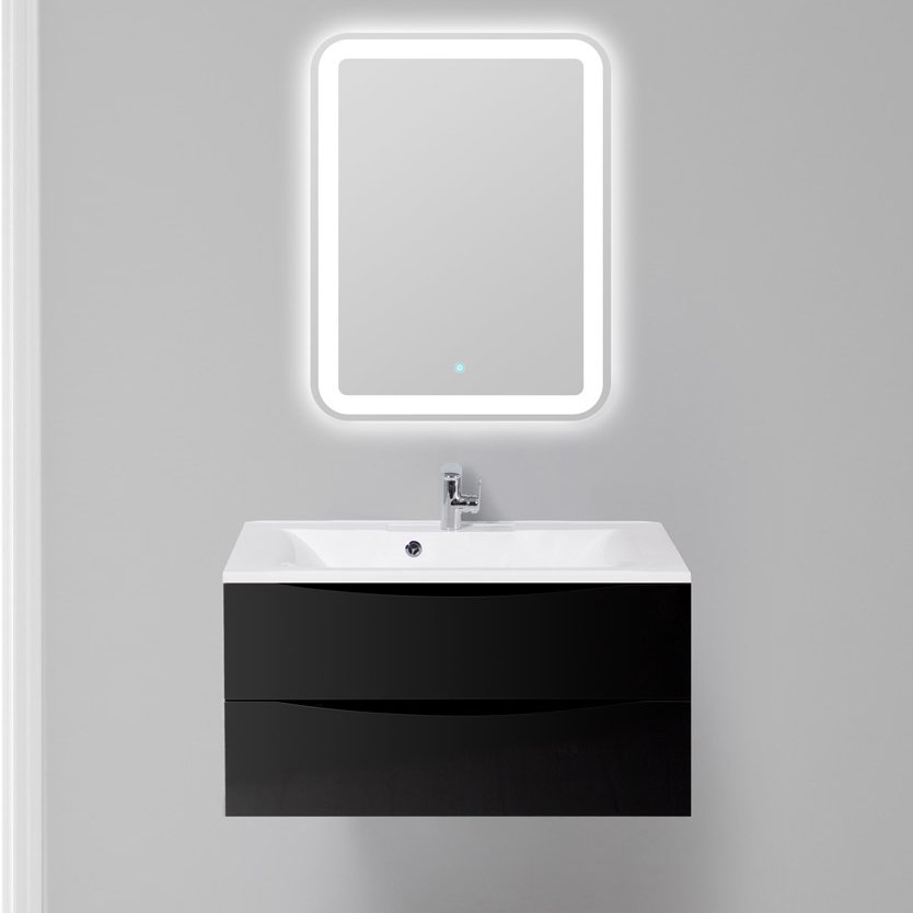 Мебель для ванной BelBagno Marino 90 nero lucido - 0