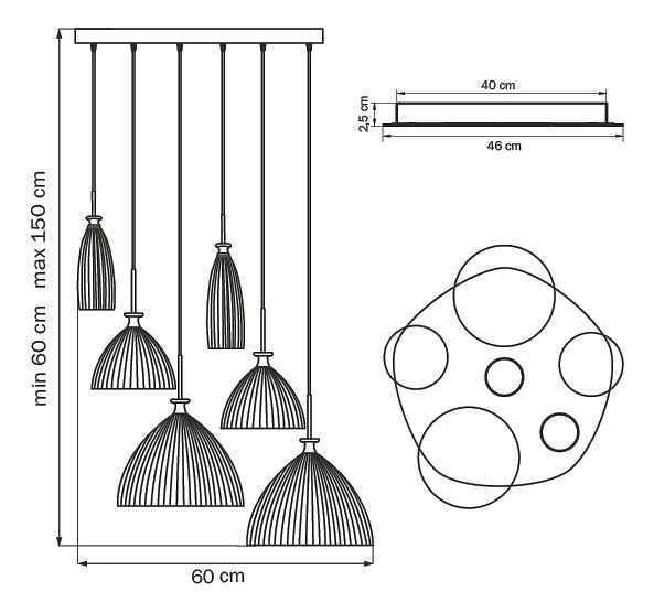 Подвесная люстра Lightstar Simple Light 810 810160 - 1
