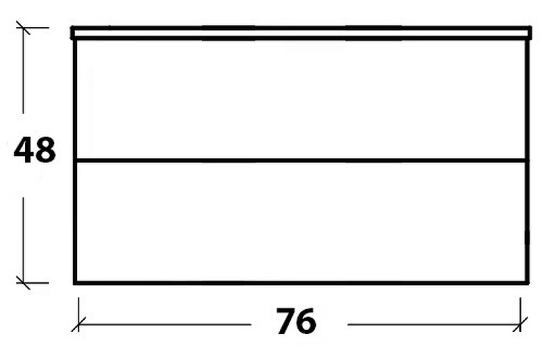 Тумба под раковину Armadi Art NeoArt 80 раковина моноблок темное дерево 830-080-BW - 7