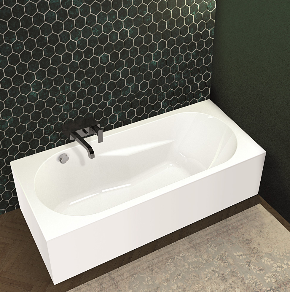 Акриловая ванна Riho Bathtubs Lazy 180x80 R B082001005 - 1