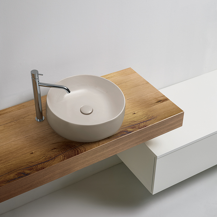 Раковина накладная Kerasan Nolita 40 бежевый матовый  534481 - 1