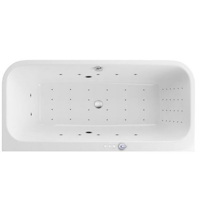 Ванна акриловая Excellent Arana Nano 180х85 с гидромассажем белый - хром WAEX.ARA18.NANO.CR - 0