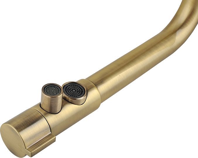 Смеситель для кухонной мойки Timo Hette латунь  1026/02F - 3