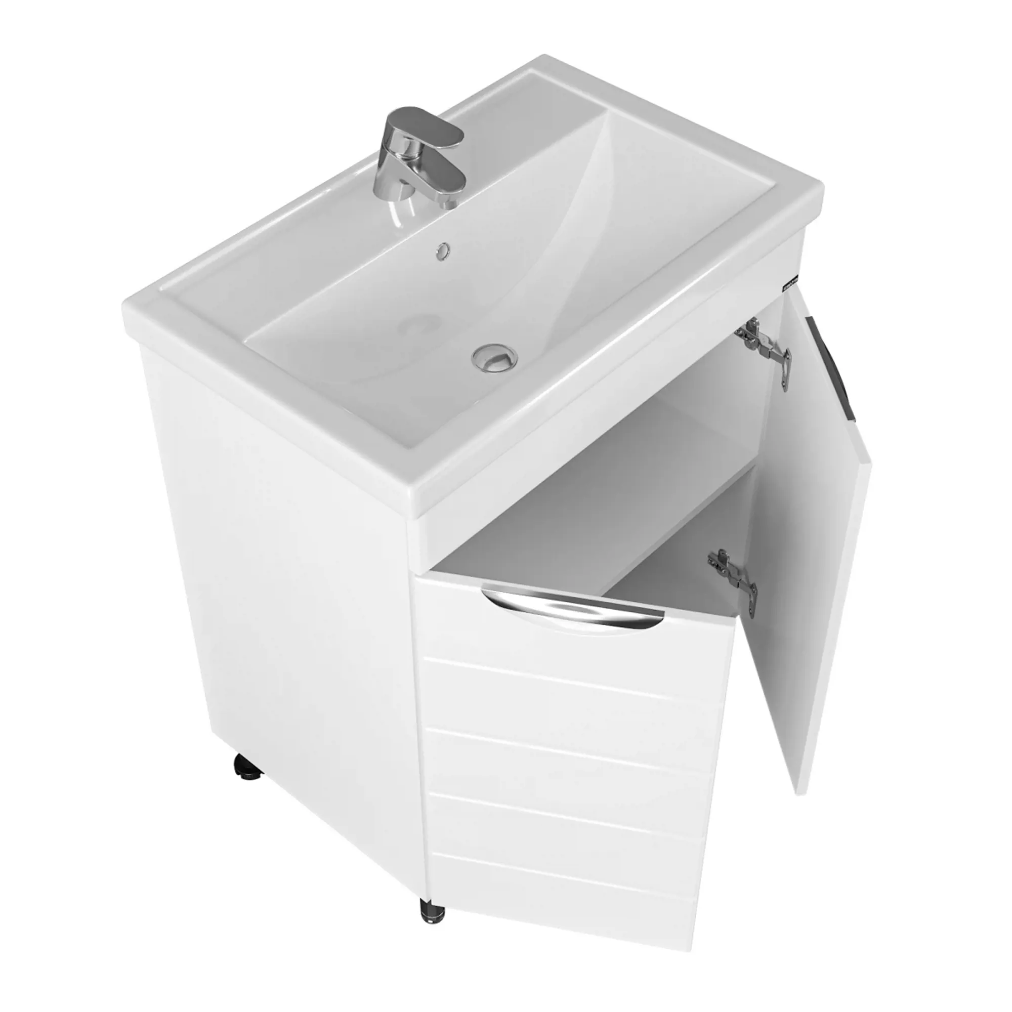 Тумба для комплекта СанТа Родос 70 белый 206018 - 1