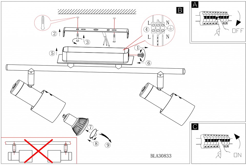 Спот Eglo Davida 1 30833 - 1