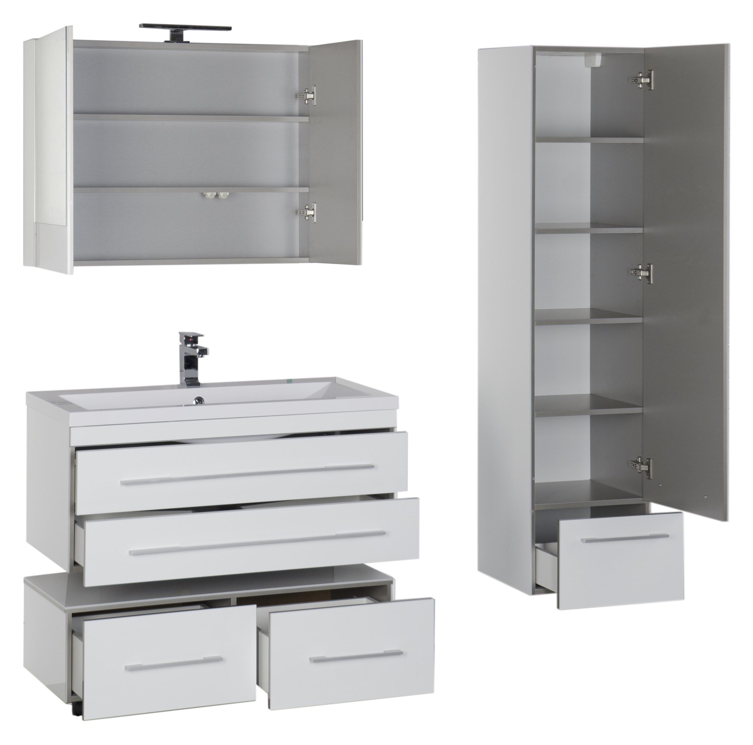 Шкаф-пенал Aquanet Верона R белый 176672 - 7