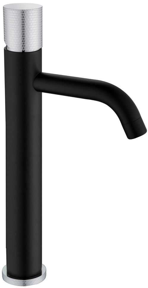 Смеситель Boheme Stick 122-BCR.2 для раковины, black touch chrome - 0