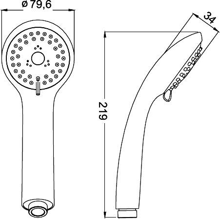 Душевая лейка Iddis   A11031 - 1