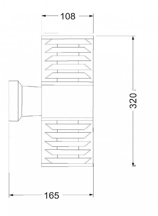 Уличный настенный светильник Maytoni Bronx O576WL-02B - 3