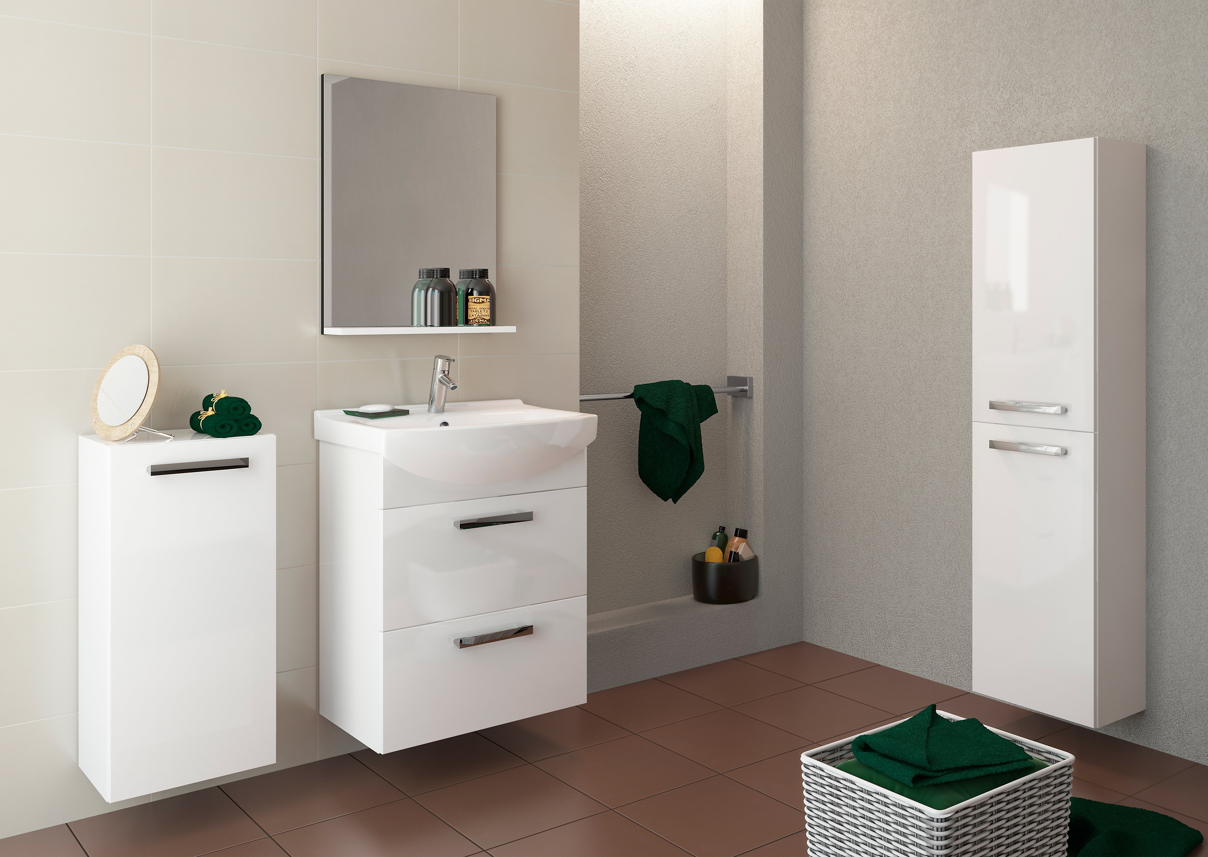 Зеркало Cersanit Melar 50 B-LU-MEL - 1