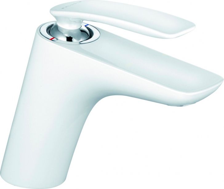 Смеситель для раковины Kludi  белый, хром  520269175 - 0