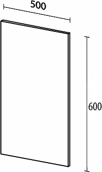 Зеркало Sanvit Кубэ 50 с подсветкой zkube50 - 3