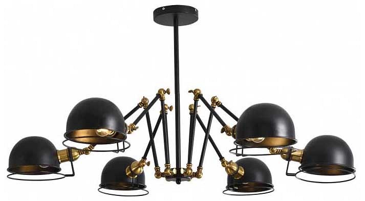 Люстра на штанге LUMINA DECO Valmonti LDP D015-6 BK - 0