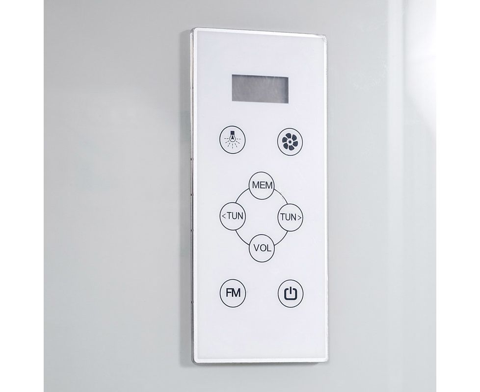 Душевая кабина DETO V1245 с высоким поддоном, с сиденьем - 3