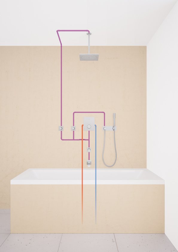 Верхний душ Grohe Rainshower F 27271000 - 4