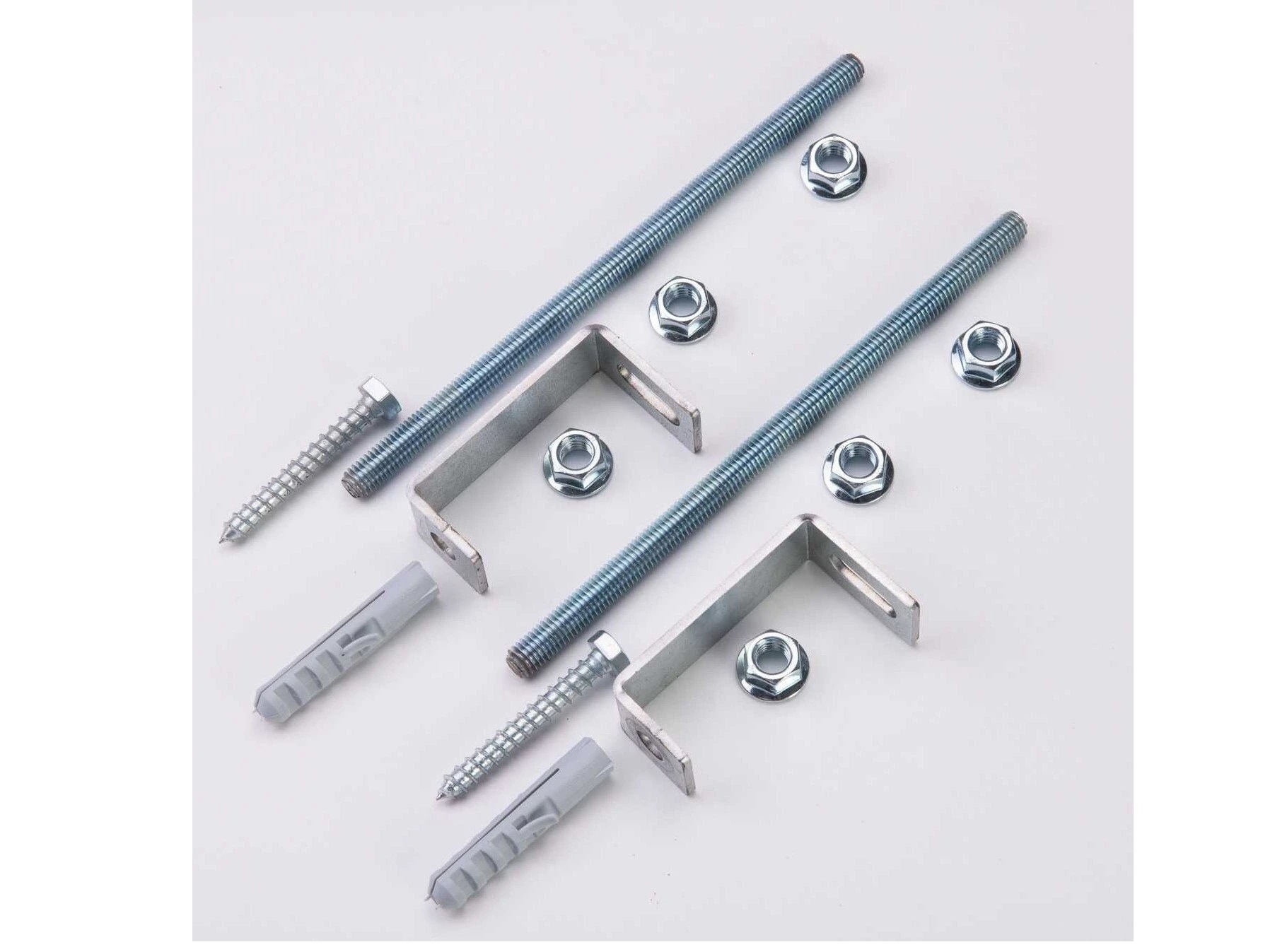 Комплект крепления для инсталляций к стене Aquatek хром KKI-0000001 - 1