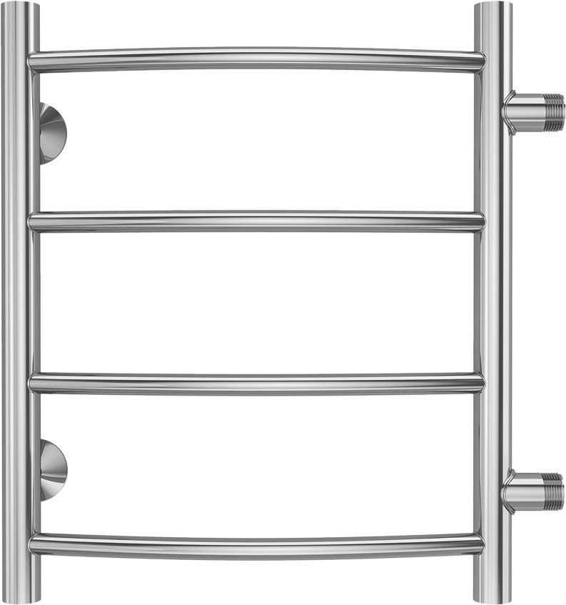 Водяной полотенцесушитель Terminus Классик П4 400x500 Хром боковое подключение 4670078530189 - 0