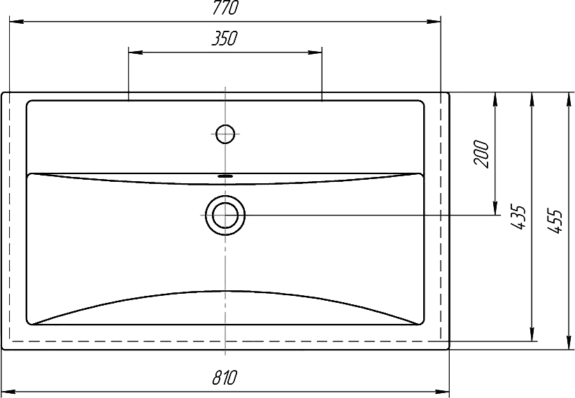 Тумба с раковиной Aqwella Foster 80 подвесная - 7