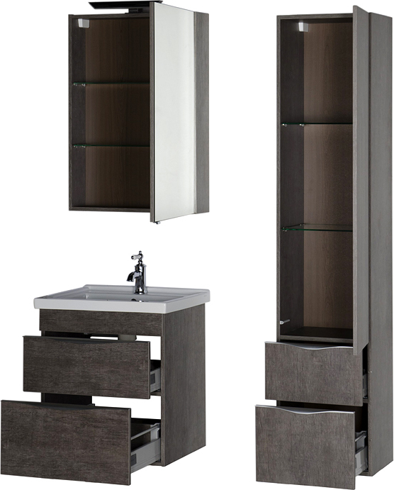 Тумба с раковиной Aquanet Эвора 60 дуб антик 183000 - 8