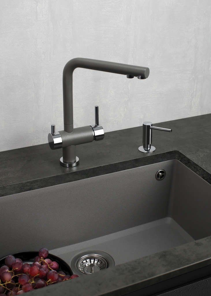 Мойка кухонная Omoikiri Tedori 66-U платина 4993979 - 2