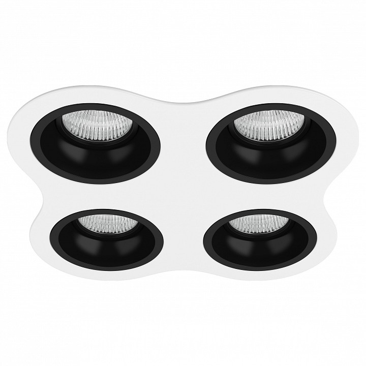Встраиваемый светильник Lightstar Domino (214646+214607+214607+214607+214607) D64607070707 - 0