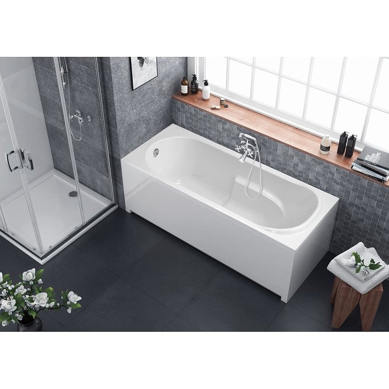 Акриловая ванна Berges Lumbo 150х75 белая 050001 - 1