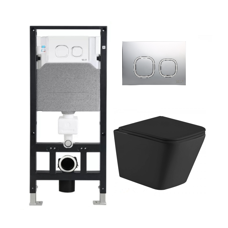 Комплект Weltwasser AMBERG 506 + GELBACH 004 MT-BL + AMBERG RD-CR  10000006780 - 0