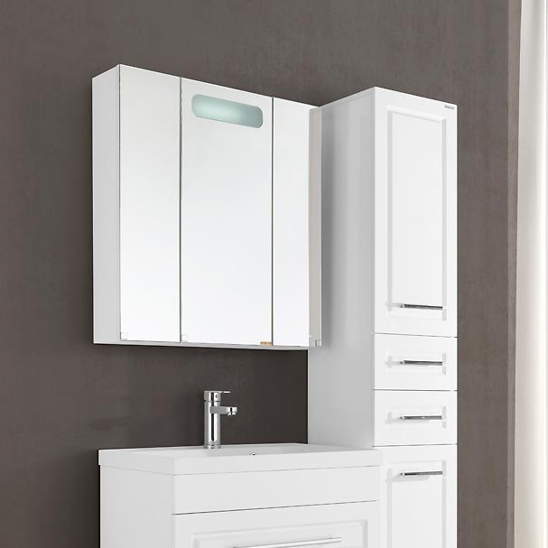 Зеркало-шкаф Vod-Ok Мальта 90, белый 3826 - 0