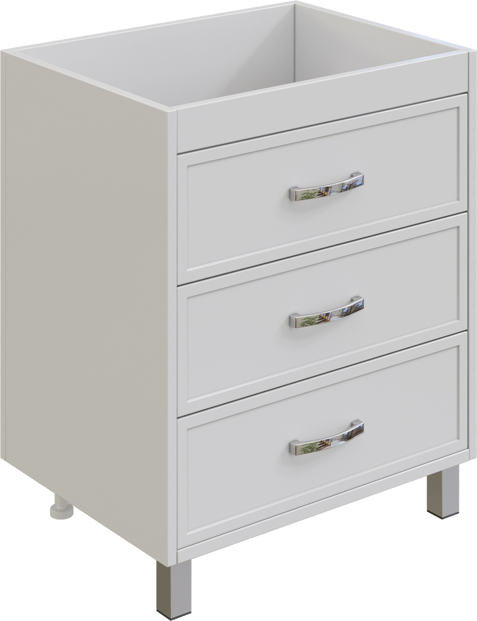 Тумба с раковиной STWORKI Хальмстад 65 белая 490446 - 7