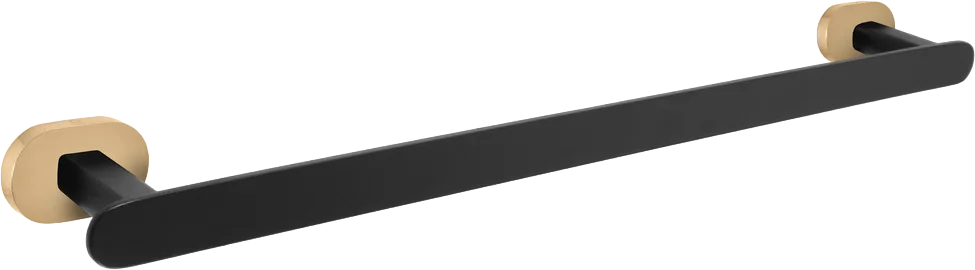 Полотенцедержатель Rav Slezak Yukon черный - золото YUA0701/50CMATZ - 0