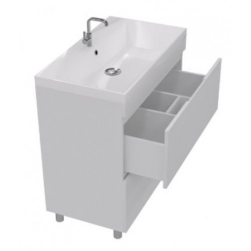 Тумба под раковину напольная Stella Polar Памелла 90 белая SP-00000669 - 1