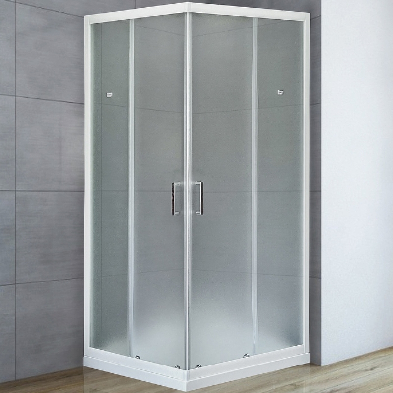Душевой уголок Royal Bath HPD 110x100 профиль белый стекло матовое RB1110HPD-C - 0