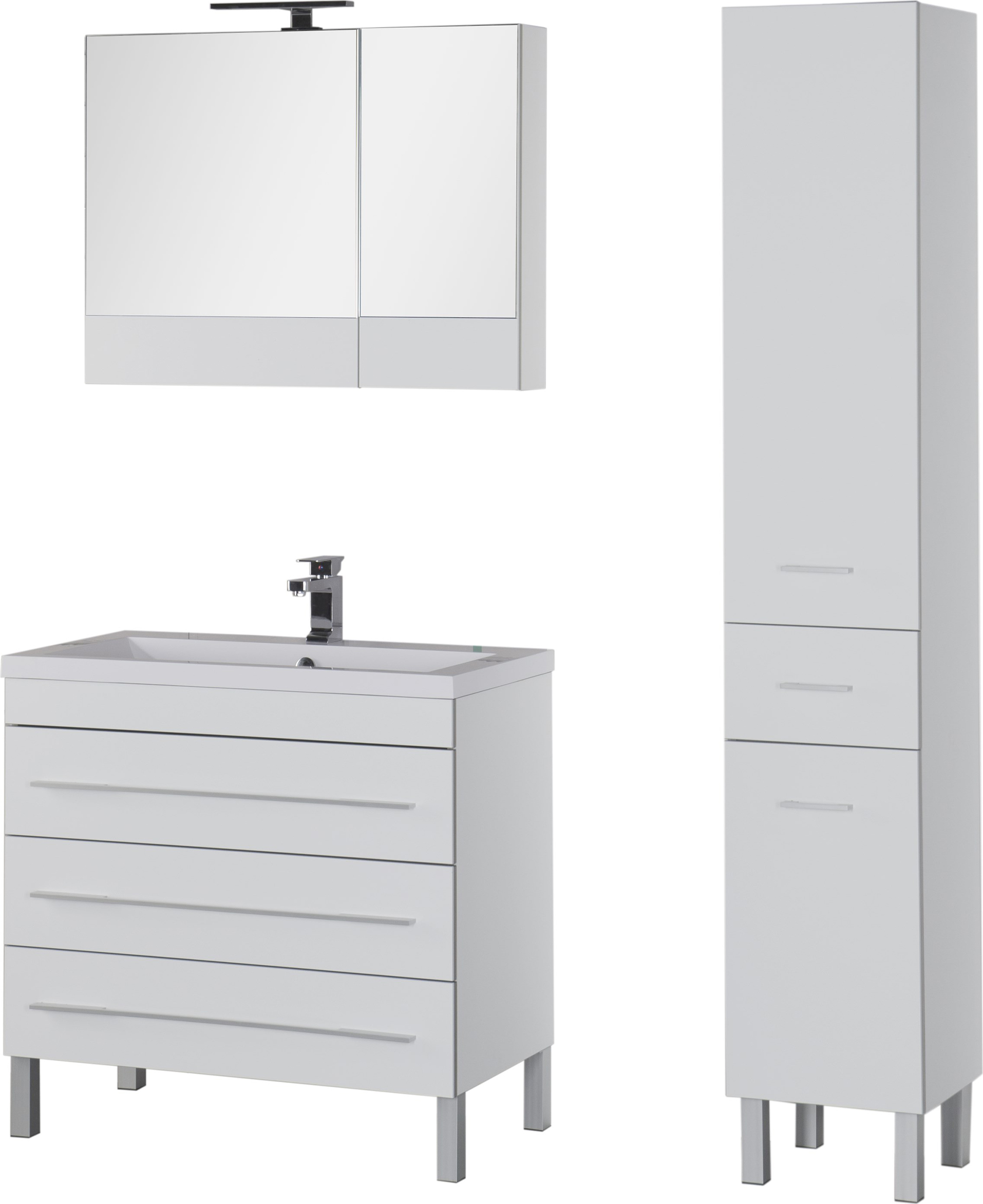 Мебель для ванной Aquanet Верона 90 белая 178470 - 16