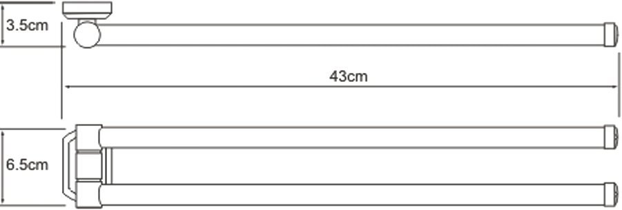 Полотенцедержатель Wasserkraft Oder K-3031 - 2