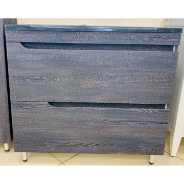 Тумба под раковину напольная Stella Polar Мия 90 черный SP-00000952 - 0