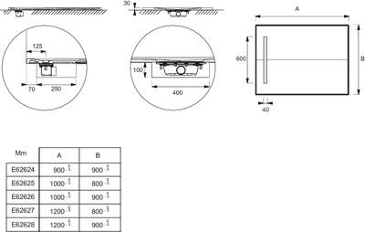 Поддон для душа Jacob Delafon Surface 100х80 белый E62625-SS2 - 1