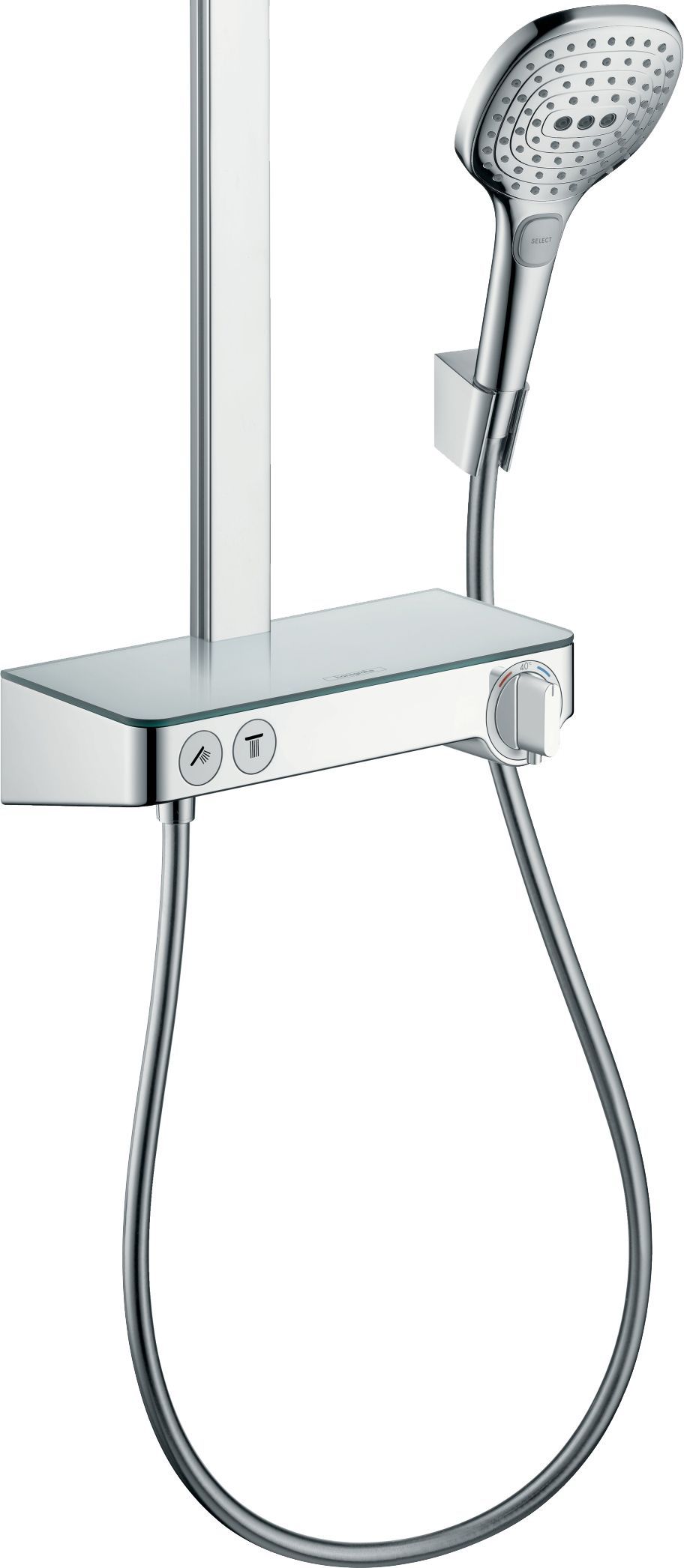 Душевая стойка Hansgrohe Raindance Select E 300 2jet 27126000 Showerpipe - 1