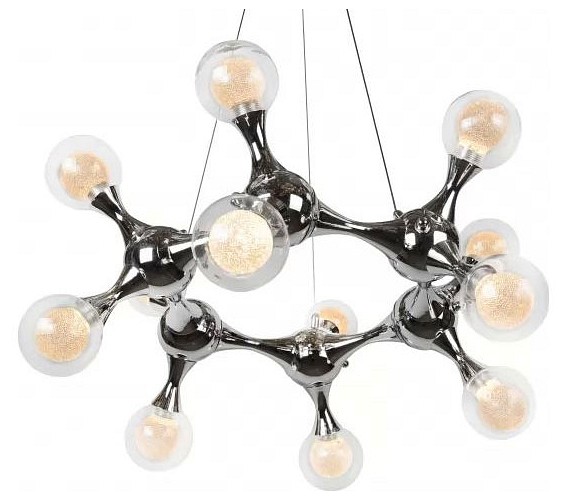 Подвесная люстра iLedex Blossom C4465-12R CR - 0