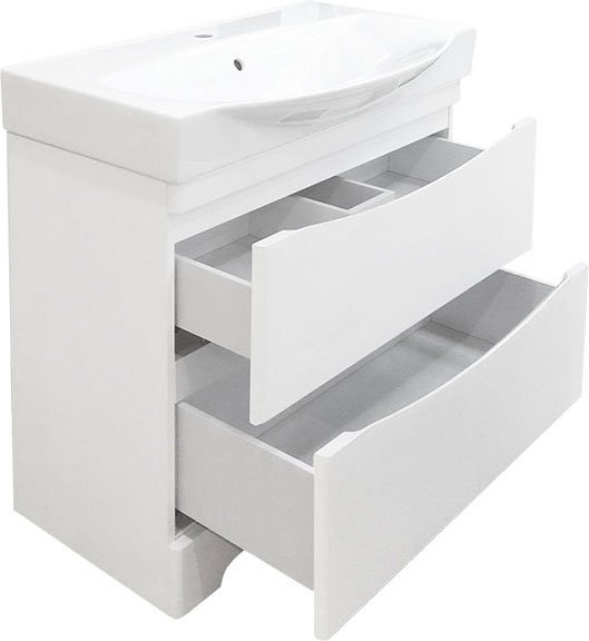 Мебель для ванной Misty Элвис 85 белая - 5