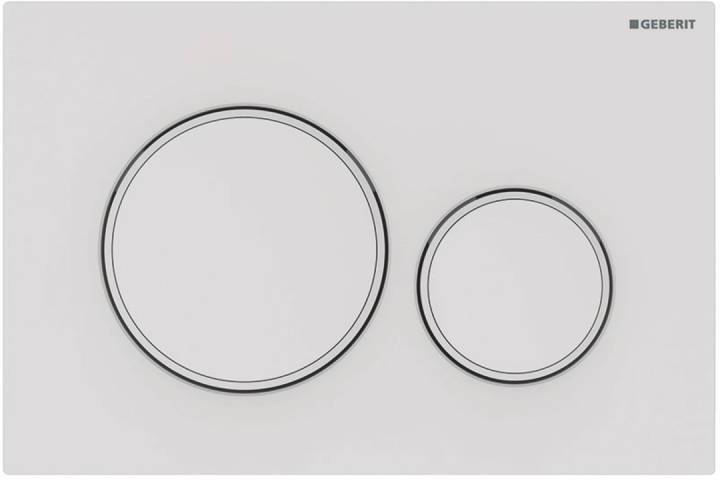 Кнопка для инсталляции для унитаза, цвет: белый 115.882.01.1 - 0