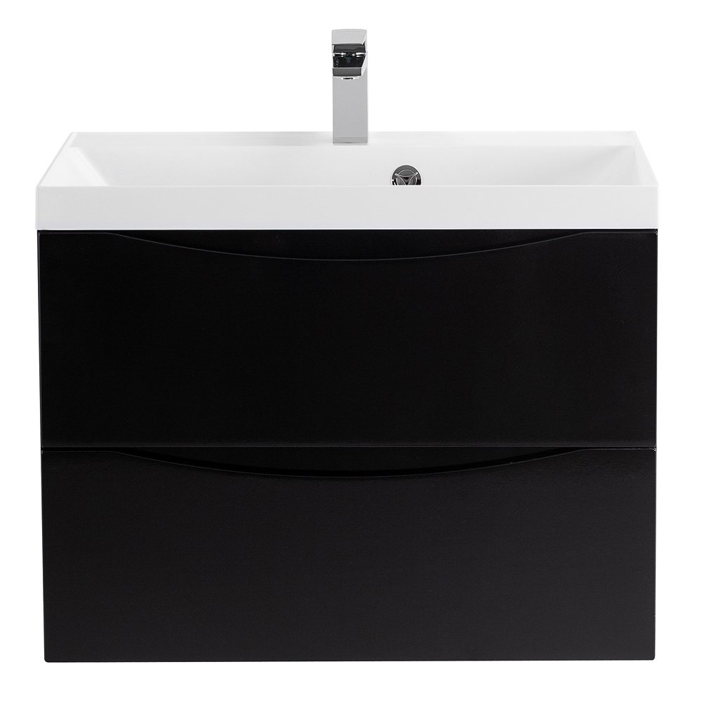 Тумба с раковиной Belbagno Marino 70 черный - 0