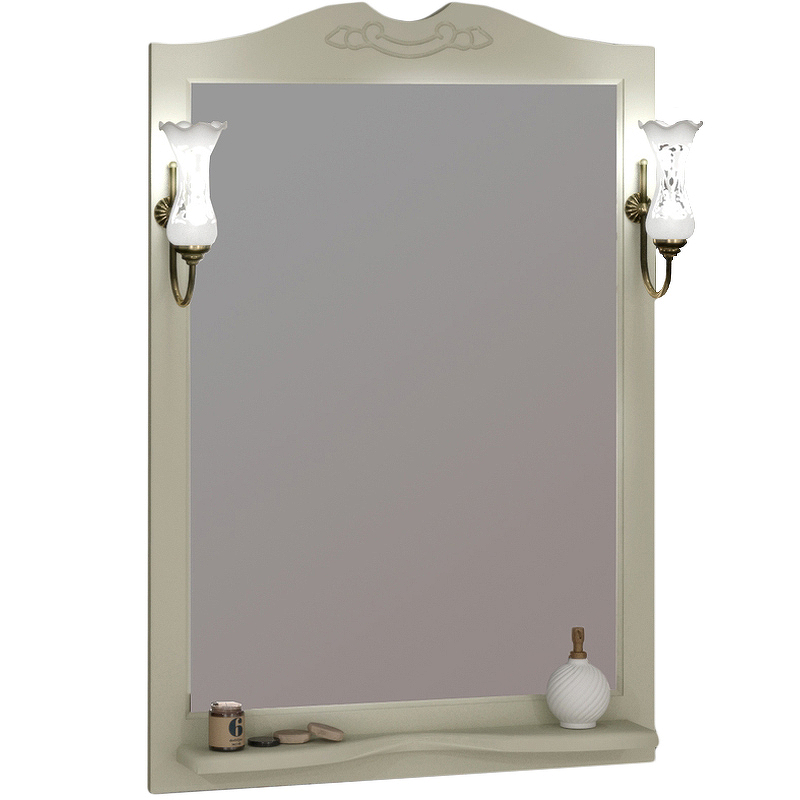 Зеркало Opadiris Клио 65 слоновая кость 00-00003864 - 0