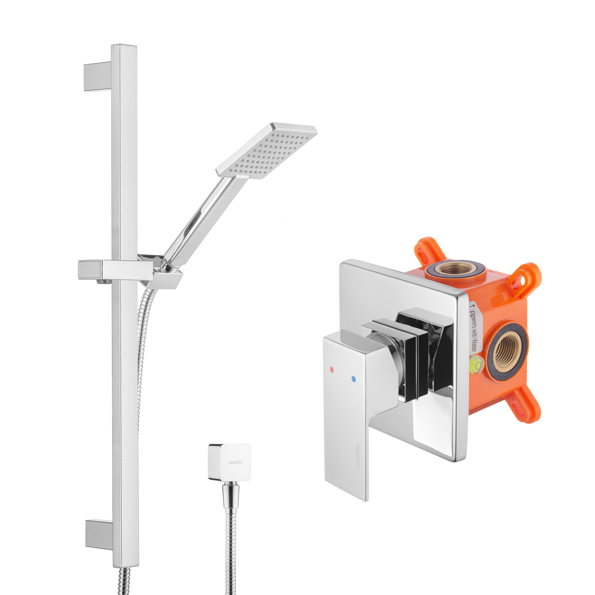 Swedbe Platta Душевой комплект со встроенным смесителем с монтажным боксом 5533 - 4