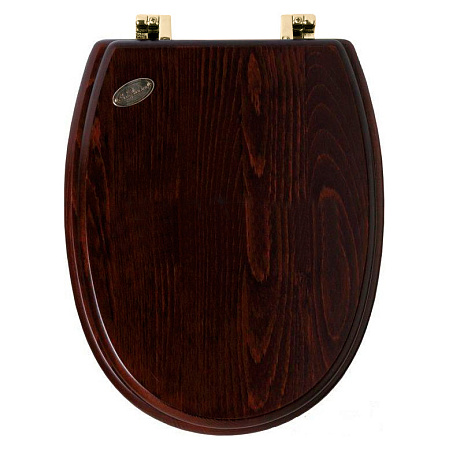 Сиденье для унитаза Simas LONDRA темное дерево с системой микролифт LO009S Oro - 0