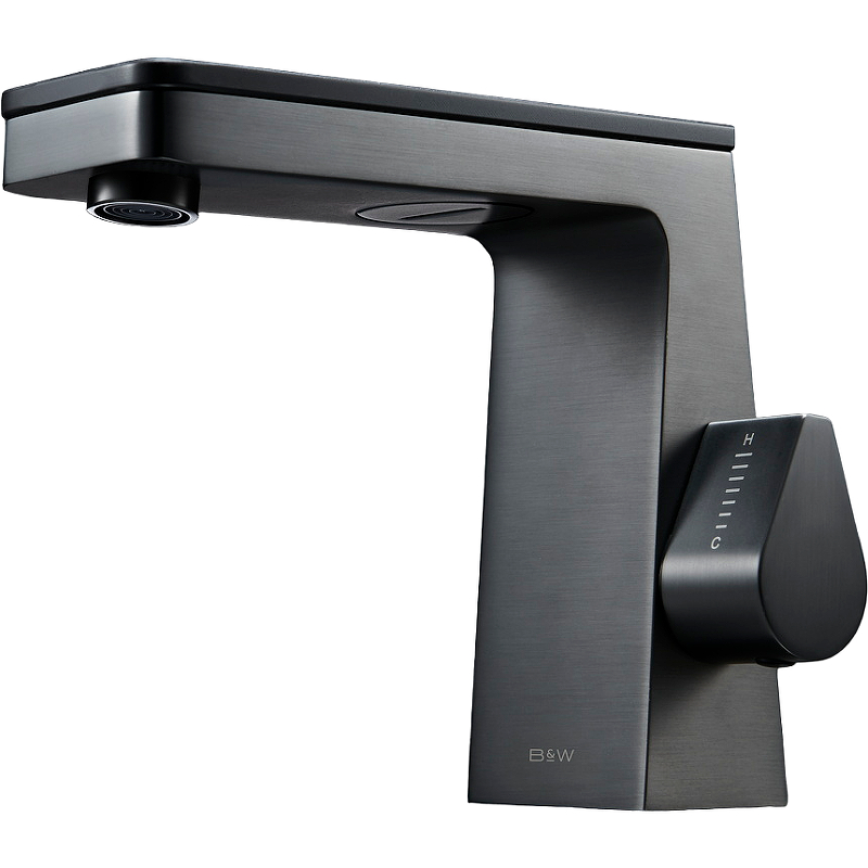 Смеситель для раковины Black&White Universell черный матовый 7750GM - 0