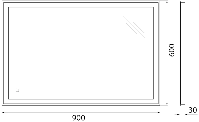 Комплект мебели BelBagno Etna 100 светлое дерево - 12