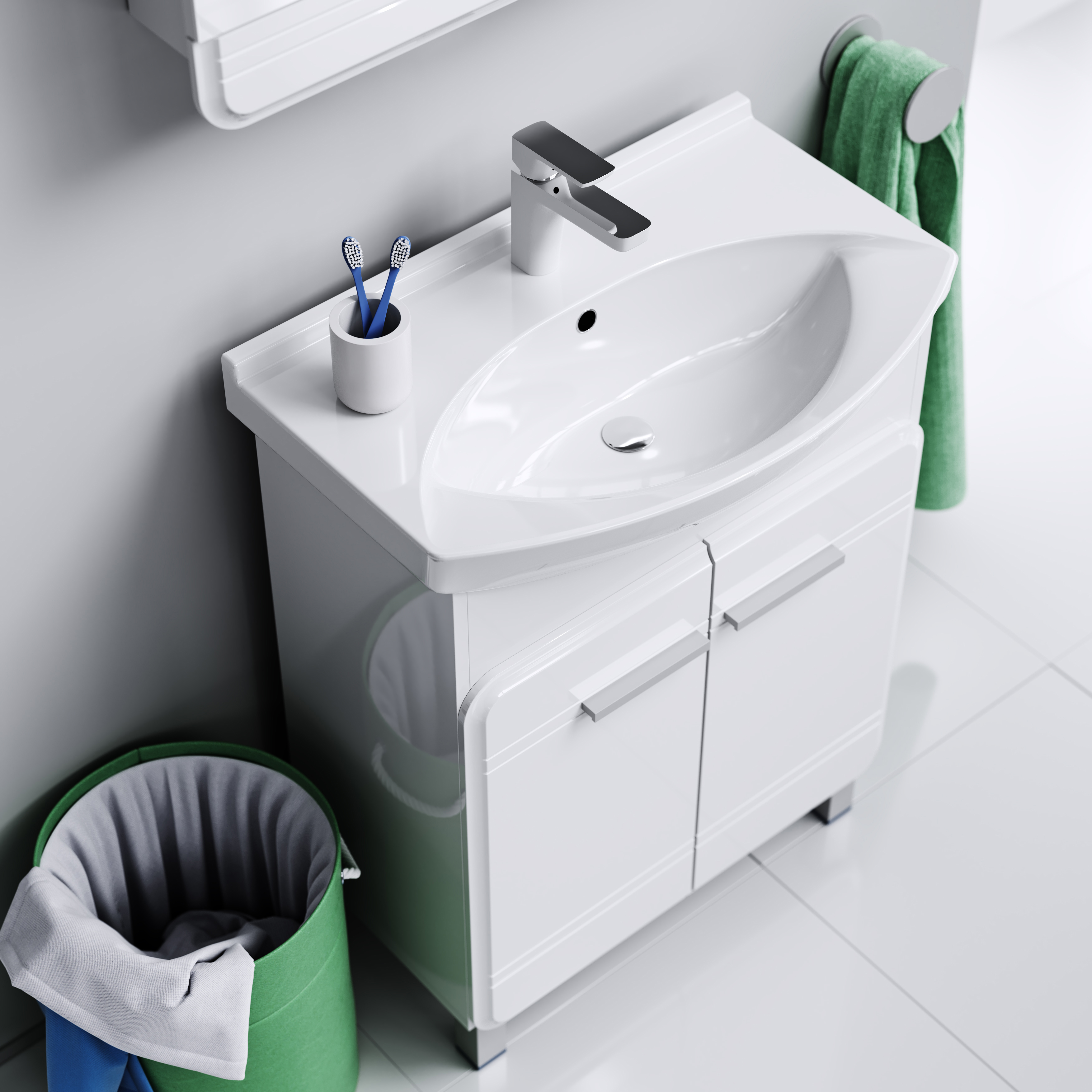 Мебель для ванной Aqwella Корсика 65 - 2