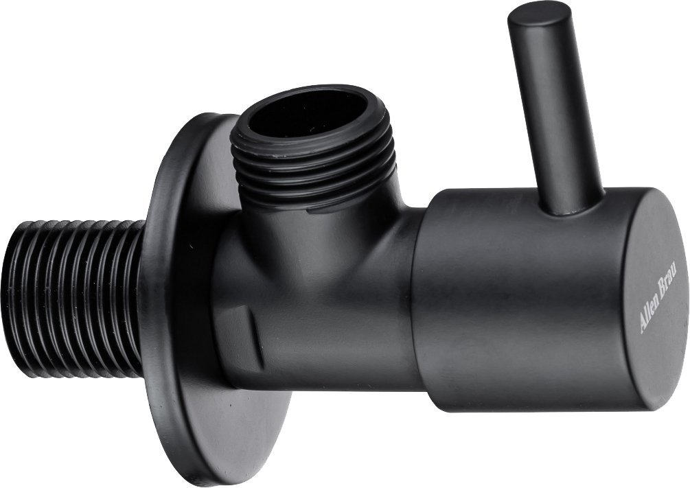 Вентиль Allen Brau Priority Round 5.31026-31 угловой, чёрный матовый - 0