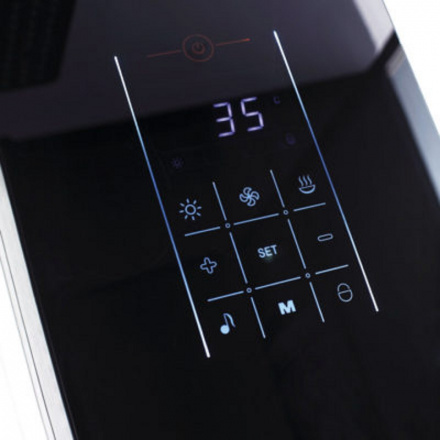 Душевая кабина Orans Diamond 150х100 черная стекло тонированное с баней и гидромассажем 89102LB - 2