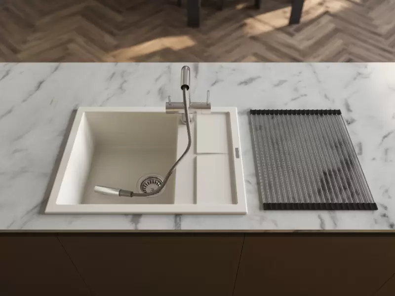 Мойка кухонная Omoikiri Sumi Artceramic/белый  4993861 - 1